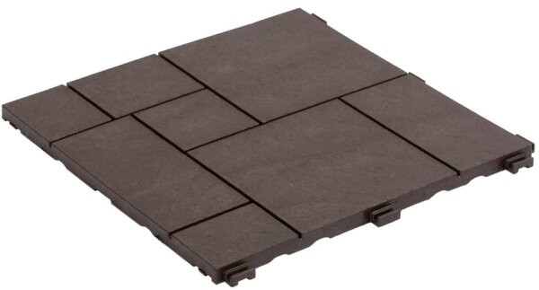 Multy home Gumi csempe STONE MOSAIC 30 x 30 cm, barna