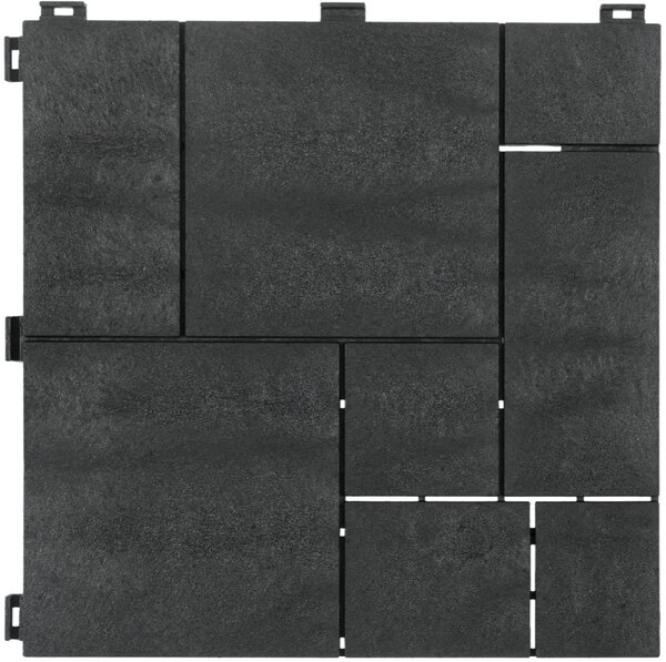 Multy home Gumi csempe STONE MOSAIC 30 x 30 cm, antracit