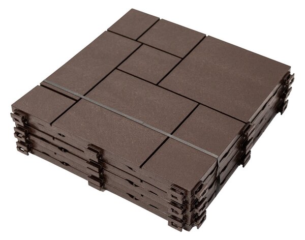 Multy home Gumi csempe STONE MOSAIC 30 x 30 cm, barna
