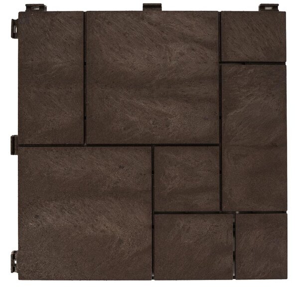 Multy home Gumi csempe STONE MOSAIC 30 x 30 cm, barna