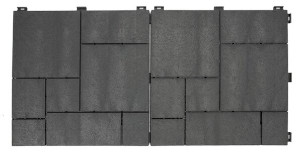 Multy home Gumi csempe STONE MOSAIC 30 x 30 cm, antracit