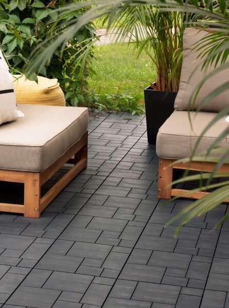 Multy home Gumi csempe STONE MOSAIC 30 x 30 cm, antracit