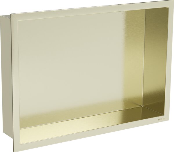 Mexen X-Wall-R fülkepolc peremmel 45 x 30 cm, arany kefélt - 1950453010
