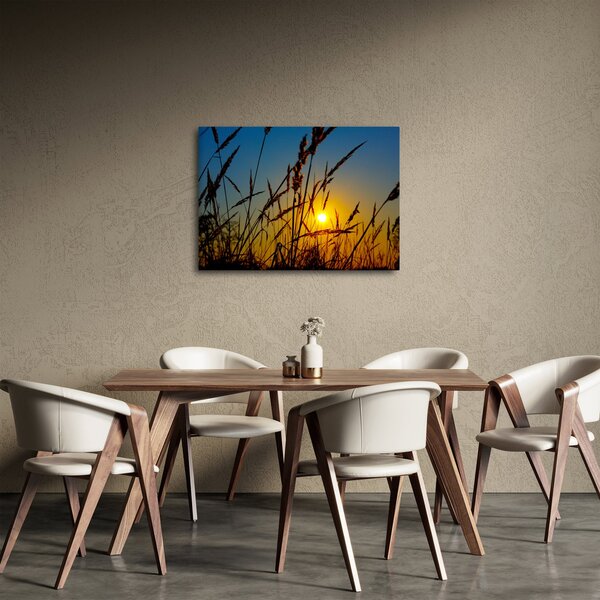 Kép - naplemente a réten (70x50 cm)