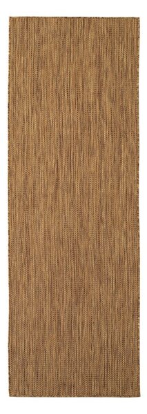 Barna kültéri-beltéri futószőnyeg 80x250 cm Mira 1450 – Ayyildiz Carpets
