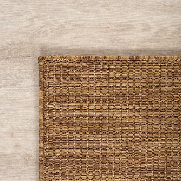 Barna kültéri-beltéri futószőnyeg 80x250 cm Mira 1450 – Ayyildiz Carpets