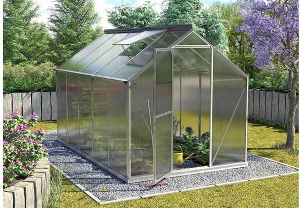 Üvegház VITAVIA TRITON 6200 PC 6 mm ezüst színű LG3683