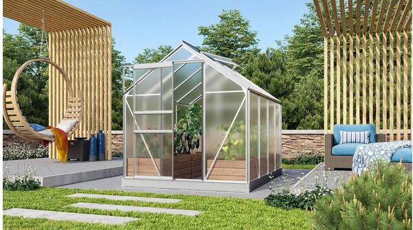 Üvegház VITAVIA VENUS 5000 PC 4 mm ezüst színű LG170