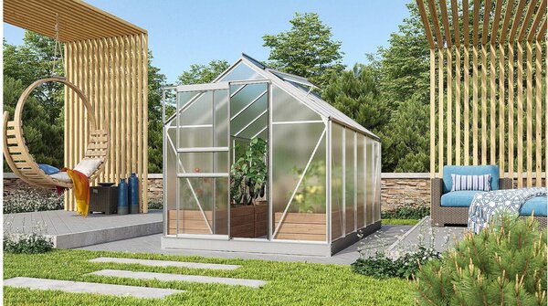 Üvegház VITAVIA VENUS 6200 PC 4 mm ezüst színű LG267