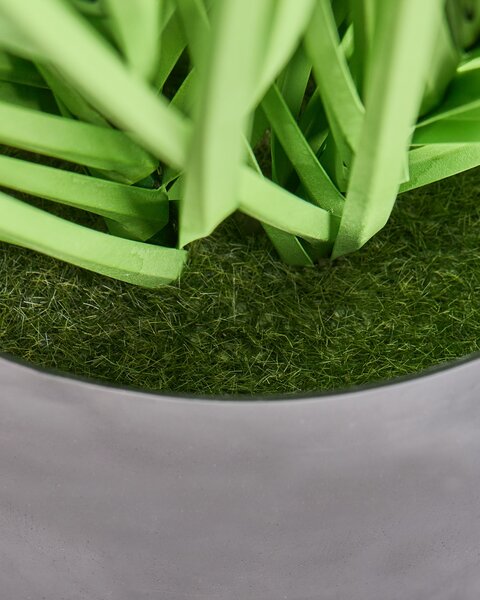 Műnövény ONION GRASS 120 cm Fehér