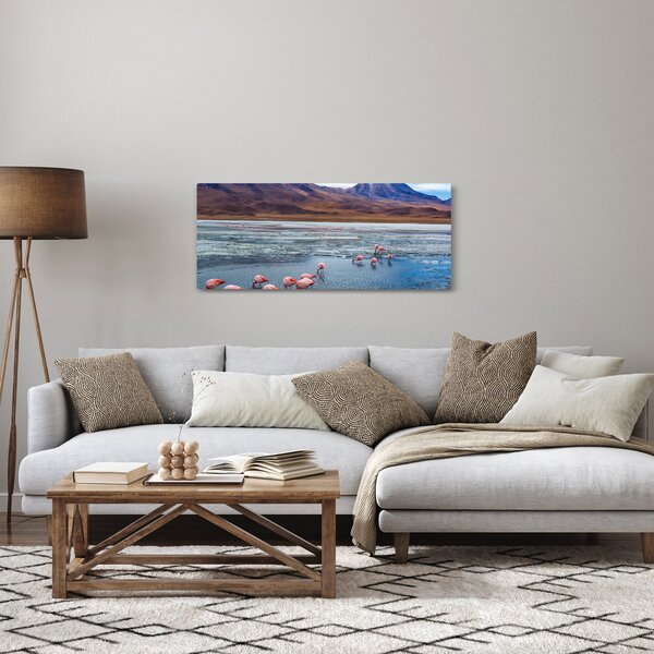 Kép - Flamingók (120x50 cm)