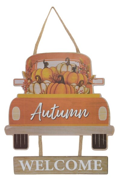 Sinsay - Fali dekoráció – autó „Autumn Welcome” felirattal - többszínű