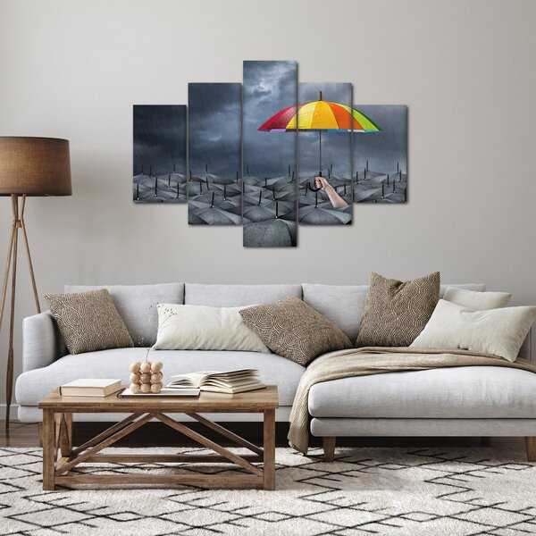 Kép - Esernyők (150x105 cm)