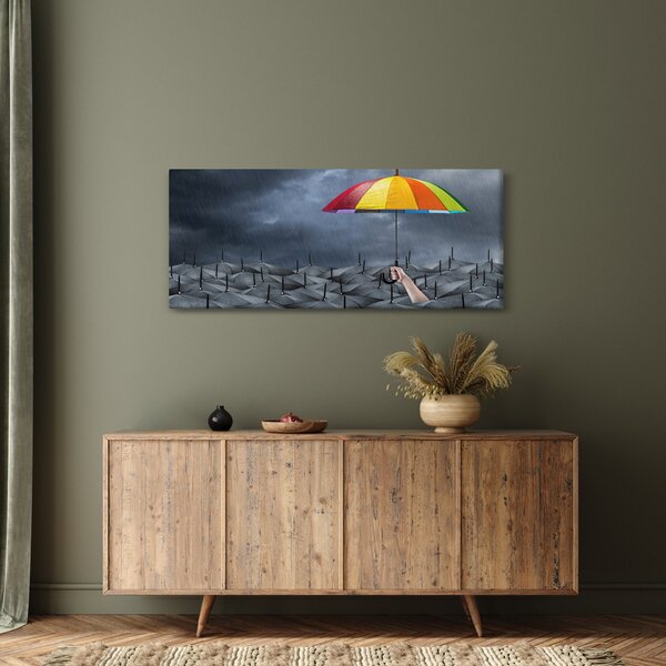 Kép - Esernyők (120x50 cm)