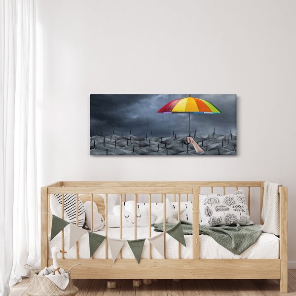 Kép - Esernyők (120x50 cm)