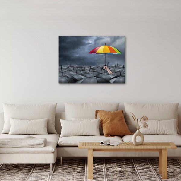 Kép - Esernyők (70x50 cm)