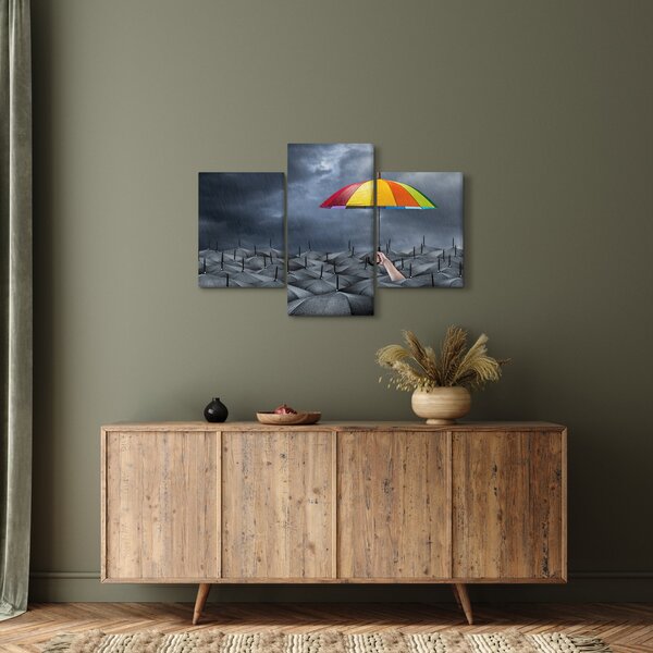 Kép - Esernyők (90x60 cm)