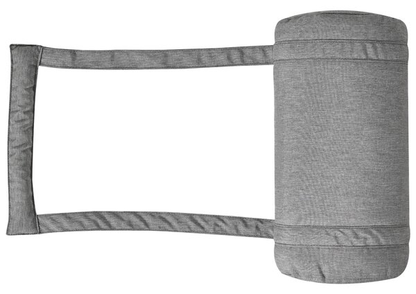 Kerti párna napozóágyhoz BRESCIA PREMIUM 180 x 60 cm Melírszürke