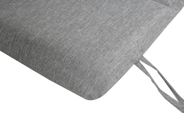 Kerti párna napozóágyhoz BRESCIA PREMIUM 180 x 60 cm Melírszürke