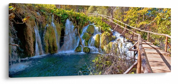 Kép - Bejárat a vízesésekhez (120x50 cm)