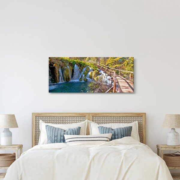 Kép - Bejárat a vízesésekhez (120x50 cm)