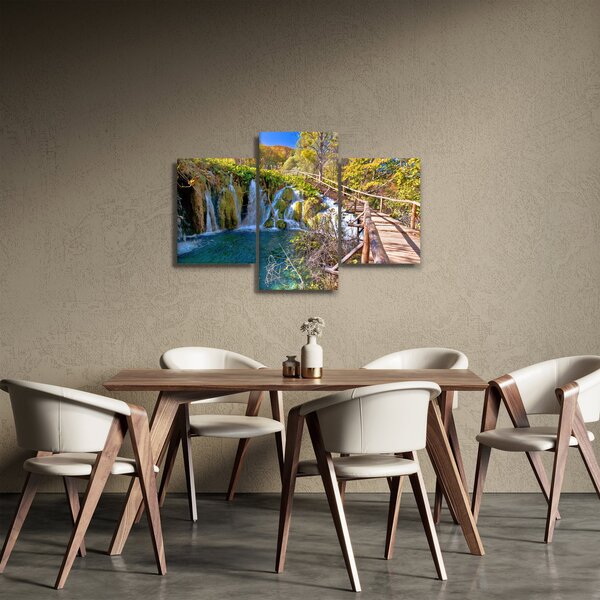 Kép - Bejárat a vízesésekhez (90x60 cm)