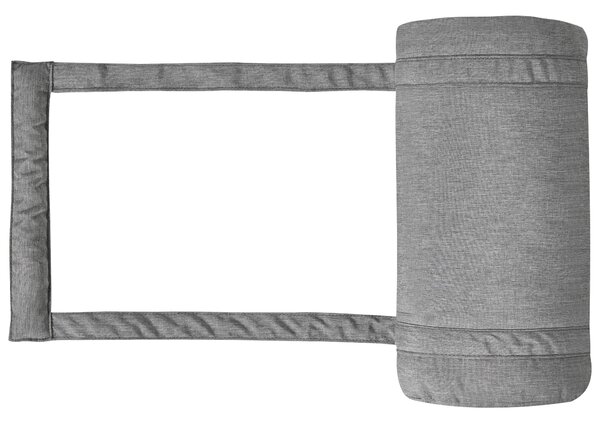 Kerti párna napozóágyhoz CESANA PREMIUM 192 x 56 cm Melírszürke