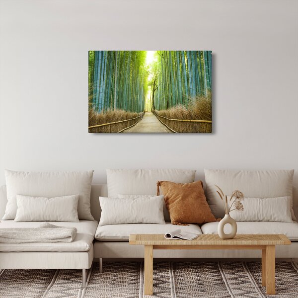 Kép - Sikátor bambuszal (90x60 cm)