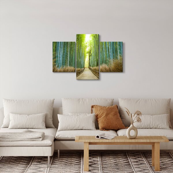Kép - Sikátor bambuszal (90x60 cm)