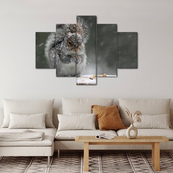 Kép - Mókus télen (150x105 cm)
