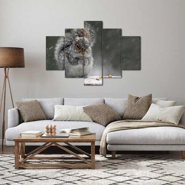 Kép - Mókus télen (150x105 cm)