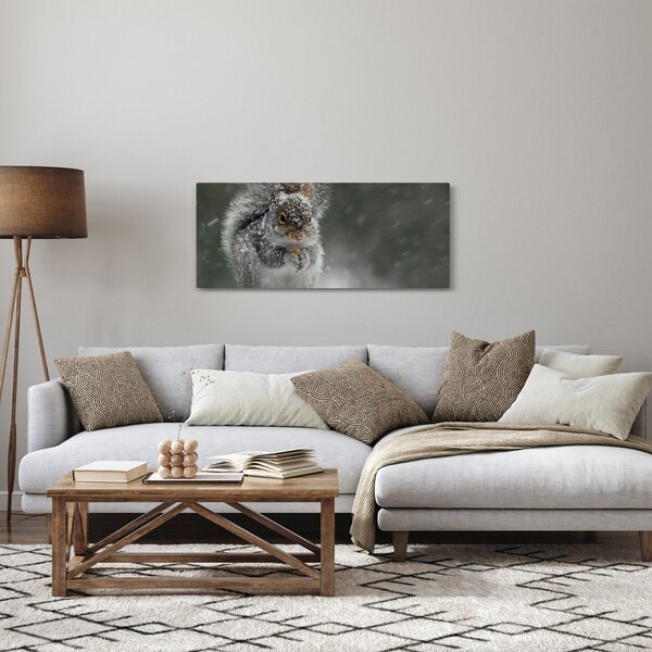 Kép - Mókus télen (120x50 cm)