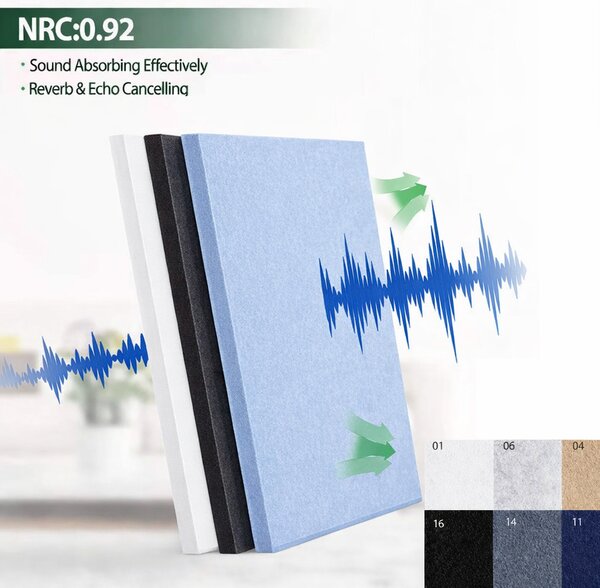 Bilnora extra sűrű akusztikai filc falpanel 120x30x1,2cm vastag - 04 bézs