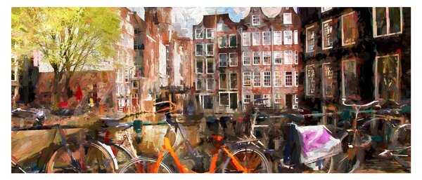 Kép - Amsterdam (120x50 cm)