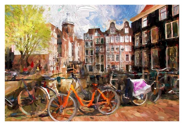 Kép - Amsterdam (90x60 cm)