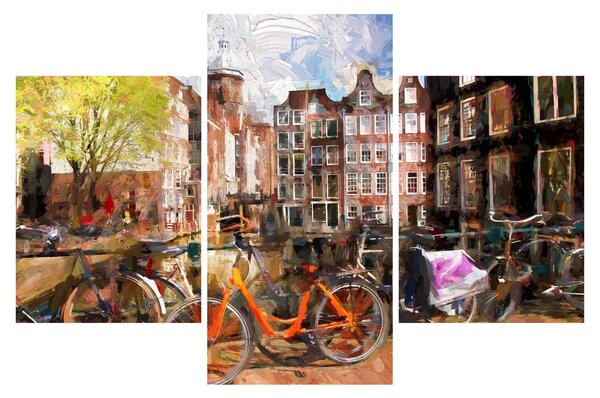 Kép - Amsterdam (90x60 cm)