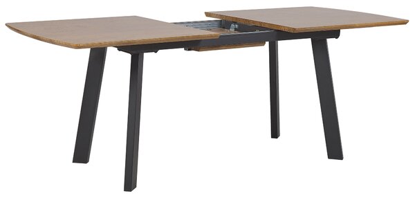 Kihúzható étkezőasztal SALVADOR Sötétbarna 160/200 cm 90 cm