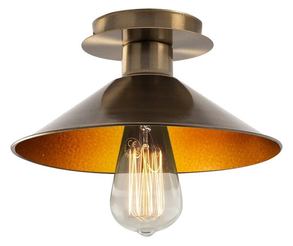 Bronzszínű mennyezeti lámpa fém búrával ø 24 cm Berceste – Opviq lights