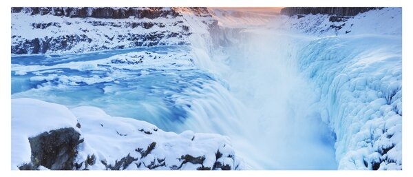 Kép - Hideg vízesések (120x50 cm)