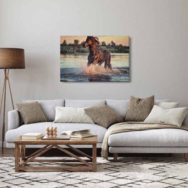 Kép - Futó ló (90x60 cm)