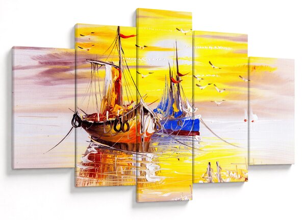 Kép - A csónak festménye (150x105 cm)