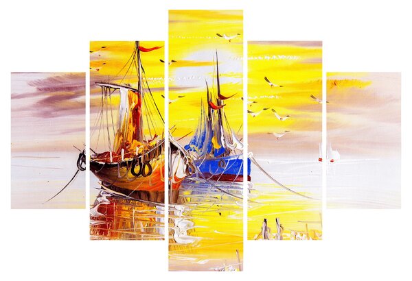 Kép - A csónak festménye (150x105 cm)