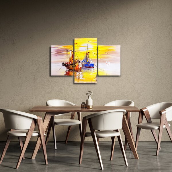 Kép - A csónak festménye (90x60 cm)