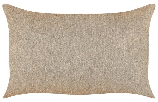 2 db díszpárna BANORI Vászon 30 x 50 cm Bézs Egyszínű