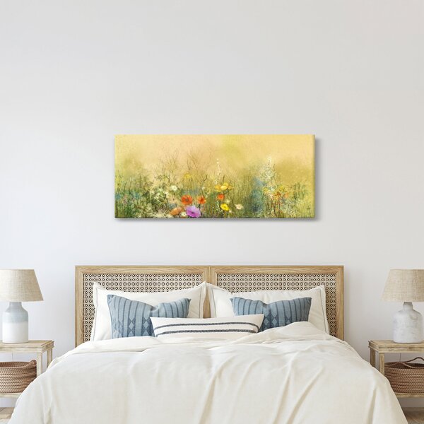 Kép - Festett rét (120x50 cm)