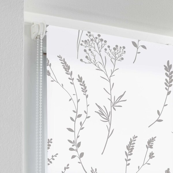 Fehér textil roló 60x180 cm Forelista – douceur d'intérieur
