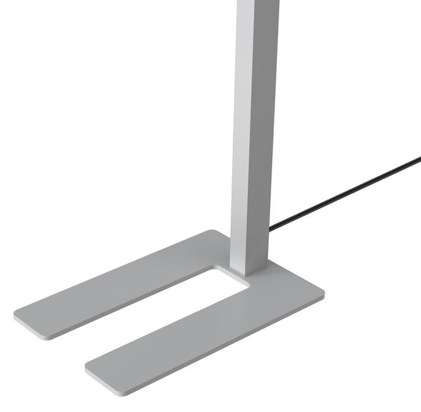 Arcchio LED álló világítás Timon, 54W, ezüst, magasság 195 cm, dimmelhető, Alu / szürke / cink, Dolgozószoba / Iroda, Alumínium, Modern