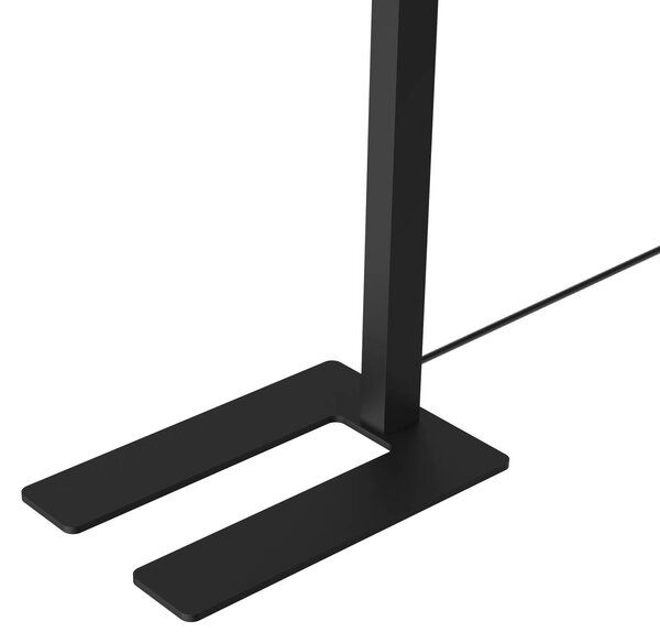 Arcchio LED álló világítás Timon, 54W, fekete, magasság 195 cm, dimmelhető, Fekete, Dolgozószoba / Iroda, Alumínium, Modern