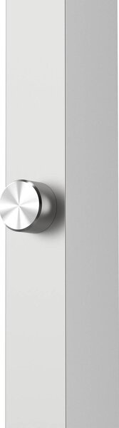 Arcchio LED álló világítás Timon, 54W, ezüst, magasság 195 cm, dimmelhető, Alu / szürke / cink, Dolgozószoba / Iroda, Alumínium, Modern