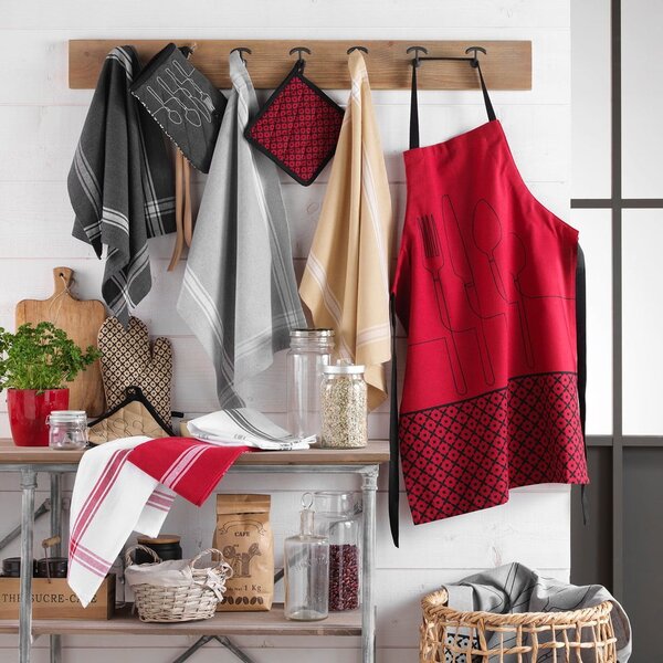 Újrahasznosított pamut kötény Cuisiline – douceur d'intérieur